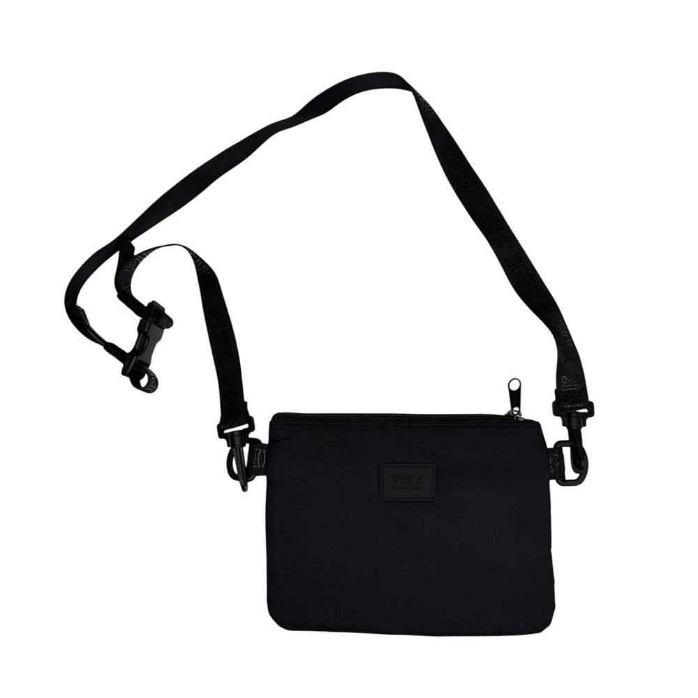 PINK Victoria’s Secret Black Crossbody Bag NWOT, travel, casual, going out, chic